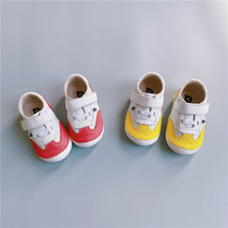 Dads home Australia Old soles new childrens Velcro colorblock toddler shoes 4028 non-slip shoes 99