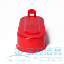  The store manager recommends portable color decoration for temporary use of squatting plastic squatting disposable pony bucket