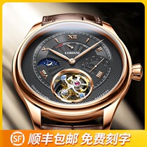 Robini 2049 New Tourbillon watch Mens manual mechanical watch waterproof hollow belt multi-kinetic star
