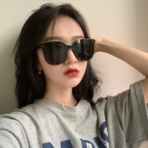 2020 new sunglasses female Korean version of tide Net red round face street shot retro big frame personality fashion wild sunglasses