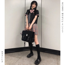 (Tokyo year old) original genuine JK shirt female Yongye flower soul Japanese spring and summer shirt to send bow tie