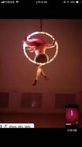 Bar High Altitude Prop Lightening with lamp Lantern Rings Acrobatic Prop Rings High Altitude Rings With Lights