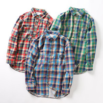 Fashion Trends Youth Han Van Fall New Gge Wash All Cotton Casual 100 Hitch A Loose Long Sleeve Shirt