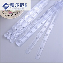 Clothing hanger connection strip Pimp suit with hanger Pants rack Transparent clothes link strip belt pants clip Hanging strip