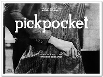 Pickpocket Bresson Movie Poster Original Authorized Art Movie Decorative Painting