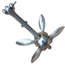 World famous leisure kayak Canadian hundred-way canoe fishing boat special foldable stainless steel anchor