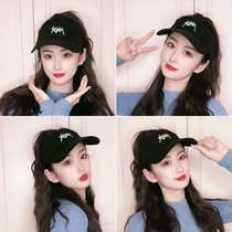 Cap Children Summer Sun Visor Sunscreen Sports Air Top Hat Without Top Running Baseball Duck Tongue Cap and Tide Cards Sun Hat
