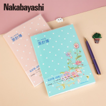 (clear bin ex-gratia) nakabayashi Zhonglin Japan Import bookkeeping book This family wealth management notebook account BenMing fine account running water books Multi-functional household income and expenditure books and books in and out