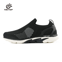 TECTOP exploration outdoor sports running casual shoes womens light breathable mesh shoes hiking shoes mens walking shoes tide