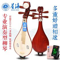  Beijing Xinghai Rosewood Qingshui Liuqin 8412-2 Mahogany Liuqin national musical instrument send string accessories