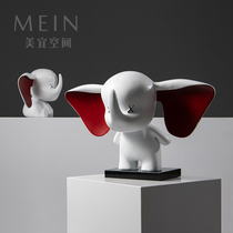 High-end small flying elephant swing piece Home Accessories Elephant Light Lavish Living Room TV Cabinet Decoration Moving Gifts Jo Relocation Gifts