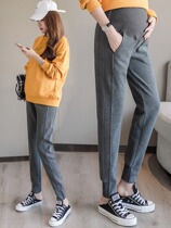 Pregnant women pants autumn wear thin casual sports pants tide mother Spring and Autumn pregnant women trousers maternity autumn leggings