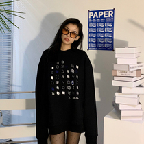 ADER ERROR AMERICAN INS SMALL CROWDBOARDER HIGH STREET 100 lap casual loose lovers round collar necropolis