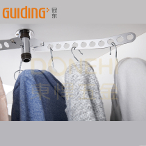 Guandong hanger high-grade 360 degree rotation adjustable damping clothes rack corner cabinet wardrobe silent load-bearing 10KG