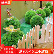 2019 New Wedding forest theme goldfish grass ball encryption grass ball simulation plant ball scene layout ball
