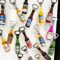 Bottle opener new sticker shaking sound with the same wine bottle creative fun cartoon beer screwdriver refrigerator magnet decoration