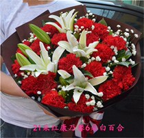 Carnation Harbin Songbei District Xiangfang District Tongcheng entity flower shop express mothers birthday Mothers Day to send flowers