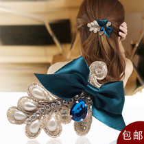 Temperament top clip Korean hair accessories tie head spring clip Hair clip headdress head flower hair card adult ponytail clip A0417
