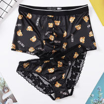 Lovers Briefs Summer Temptation Transparent Cute MEN AND WOMEN SEXY FIRE AND SEXY LINGERIE PASSION SUIT PURE COTTON CROTCH