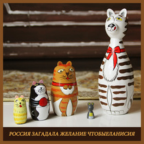 Set doll 5 layers bowling cat scratch mouse paint wooden cute card side slope childrens educational toys birthday gift