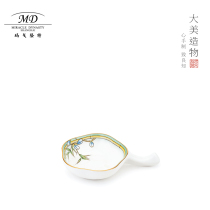 Margaronte sauce dish home dipping sauce dumpling dish Chinese ceramic small material tableware bone china taste dish
