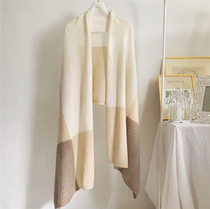 High quality simple not simple Italian order soft skin-friendly color color scarf imitation cashmere thick shawl