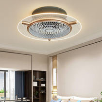 Invisible electric fan Chandelier Creative personality bedroom round fan ceiling lamp restaurant with LED ceiling fan lamp