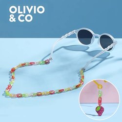 olivio 선글라스 액세서리 어린이 선글라스 매달려 체인 안경 장식 펜던트 안경 체인 안경 분실 방지 로프