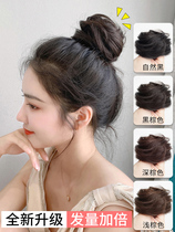 2022 new high-end floral headdress high-end wig hair ring hair accessories mother hair bun flower head