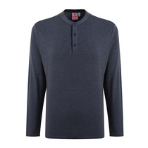 CARAVA Calvo Men Autumn Winter Long Sleeve Business Leisure Pullover T-Shirt 858997
