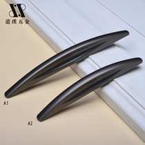 Cabinet door handle Modern simple Nordic drawer cabinet Wine cabinet Wardrobe High-grade light luxury Zinc alloy cabinet door handle