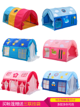 Childrens bed tent upper and lower bunk bed division bed artifact boys and girls House anti-fall washable sleeping house can be customized