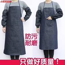 Susu thick work apron electric welding work adult construction site waist men and women Factory canvas wear-resistant denim labor insurance