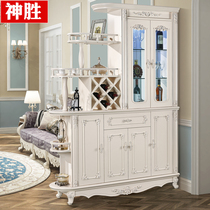 Living room partition cabinet wine cabinet European porch cabinet shoe cabinet into the house hall Hall Cabinet screen decoration cabinet storage