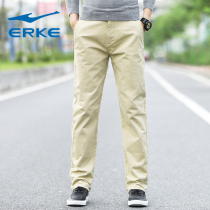 Fall new 2020 mens casual pants Business loose straight drum autumn winter 100 lap pants male Korean version trendy pants