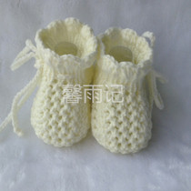 Hand-woven men and women baby wool shoes baby shoes Spring and Autumn New Baby hollow soft bottom lace shoes summer