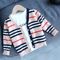 1-5 years old baby sweater knitted cardigan baby spring and autumn coat childrens thread coat 2022 Spring Childrens coat