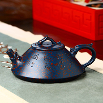 New products special double-country works national workers Zhan Honglong Stone scoop Tiancui red sand 360cc pure handmade purple sand pot