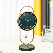 Modern light lavish clocks Nordic minimalist clocks Home Living room Desktop Book Room Desktop Pendulum Clock Silent Clock Ticulet
