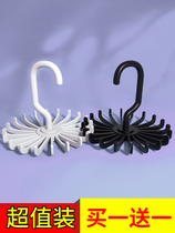 Multifunction hanging scarves for home storage Divine Instrumental Jk Collar Knots Tie Silk Scarves Leather Racks Strap Silk Socks Hanger