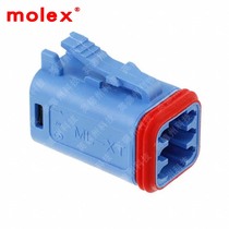 934454204(CONN PLUG HSG 6POS BLUE)