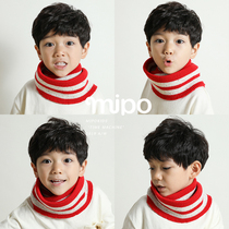 mipo children with wool Christmas New Year bib autumn and winter new warm men and women scarves