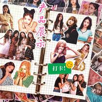 Pink hand tent sticker JISOO ROSE JENNIE Jinzhi NI star back glue peripheral mobile phone computer stickers