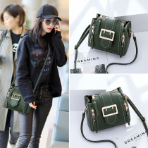 Tidal Packets Bag 2021 Summer Korean version 100 Lap Fashion Small Square Bag Large Capacity Single Shoulder Inclined Cross-Pack Bucket Bag