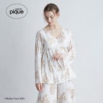 gelato pique22 spring new womens tops pajamas Mucha joint long-sleeved home wear PWCT221323