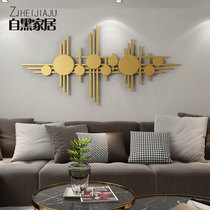 Modern simple light luxury creative background wall wrought Wall Wall bedroom wall decoration pendant porch soft decoration