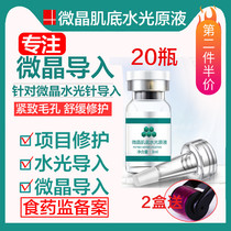 Microneedle introduction essence extract beauty salon special small molecule hyaluronic acid vanadium titanium water light needle microcrystalline after surgery