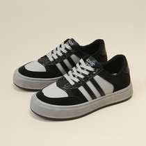 Black board shoes female thick bottom small crowdsourced small white shoes 2022 new spring day series 100 hitch casual sails shoe ins tide