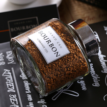 Russian imported black coffee bourbon brand instant freeze-dried bitter charcoal rich gift box office drink