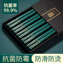 SSH chopsticks Domestic anti-slip and high temperature resistant high-face high face value Nordic tennis red-ins wind alloy chopsticks